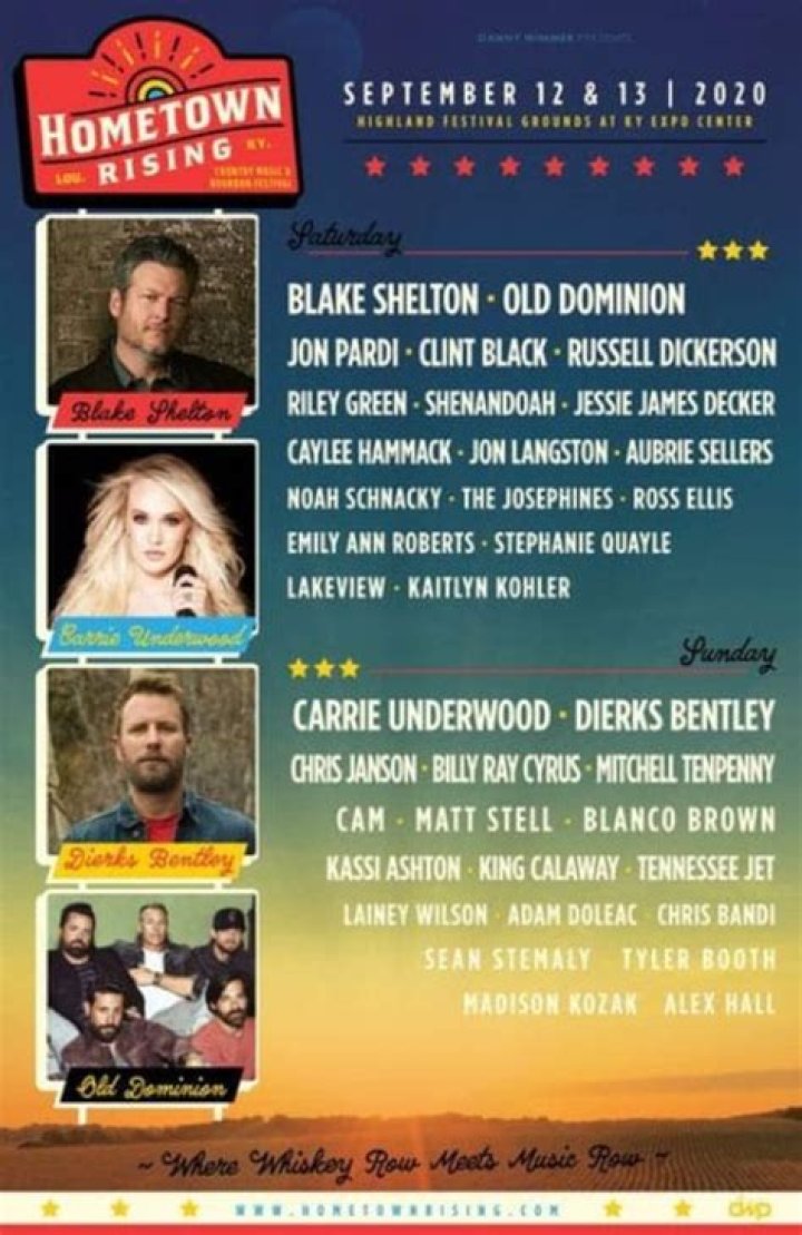 Luke Bryan, Tim McGraw, Keith Urban Lead The Lineup For DWP’s Hometown Rising Country Music & Bourbon Festival
